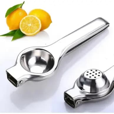 Espremedor Chef Gourmet De Limão Aço Inox Maciço Super Forte