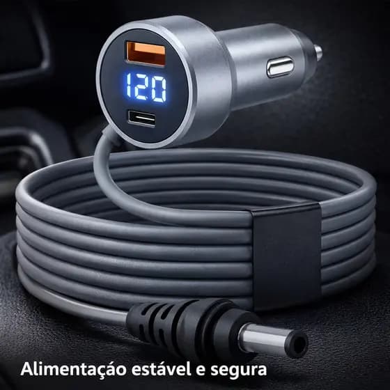 Cabo de Carregador Veicular Starlink Mini Usb 3m