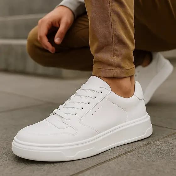 Tênis Casual Masculino Calçado Sola Alta Sneaker Oversize Numerção Especial Original