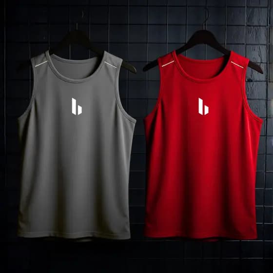 Kit 2 Regatas Masculinas Dry Fitess Camisas DryFit Masculino Regata Academia