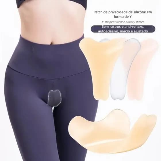 Protetor Íntimo Feminino Anti-Marca Camel Toe – Pad Invisível de Silicone com Vários Formatos, Confortável e Discreto