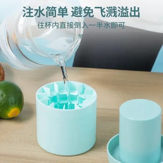 Forma de gelo cilíndrica, bandeja de gelo de fácil remoção para uso doméstico, forma de gelo, dispositivo de congelament