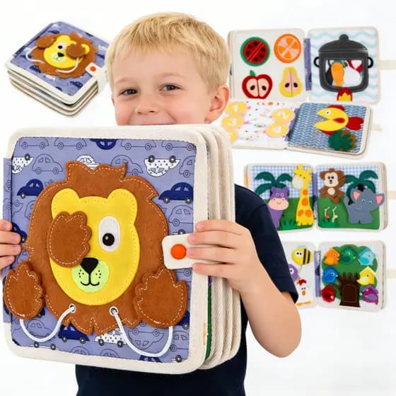 Brinquedos Maleta Sensoriais Básicos De Habilidades De Vida Para Toddlers Montessori Busy Board