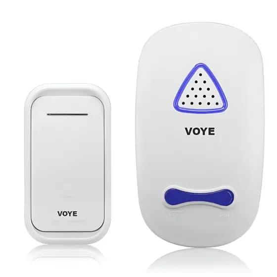Campainha Sem Fio Residencial Wireless De Longo Alcance Eletrônica Sem Fio Bivolt VOYE Casa Externo