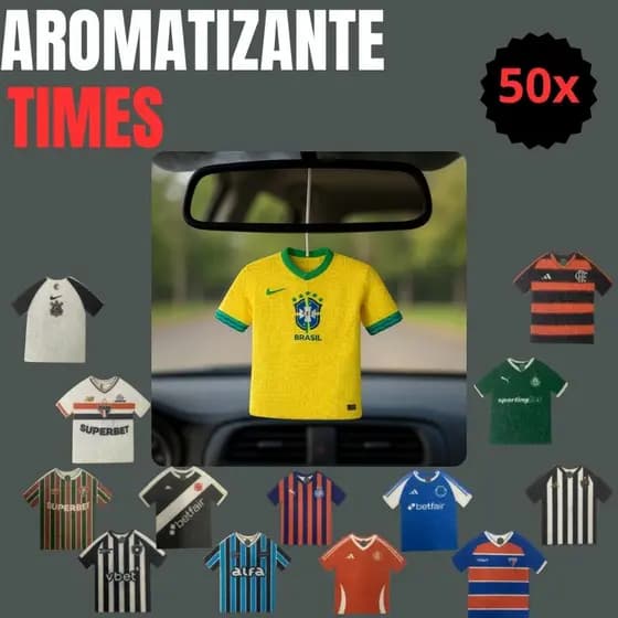 KIT 50 Unidades Aromatizantes Cheirinho Para Carro ORIGINAL
