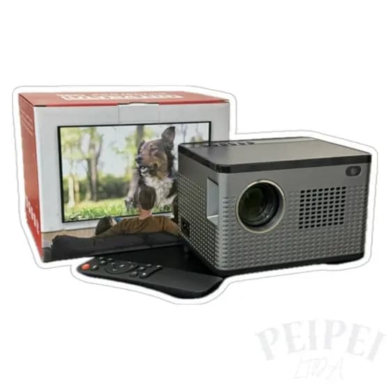 Projetor Portátil 5G+ULTRA HD Teatro Móvel Lx5501, Adequado Para Projeção Interna E Externa