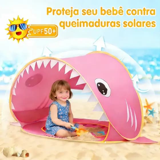Barraca Tenda Toca Infantil De Praia Com Piscina Proteção UV