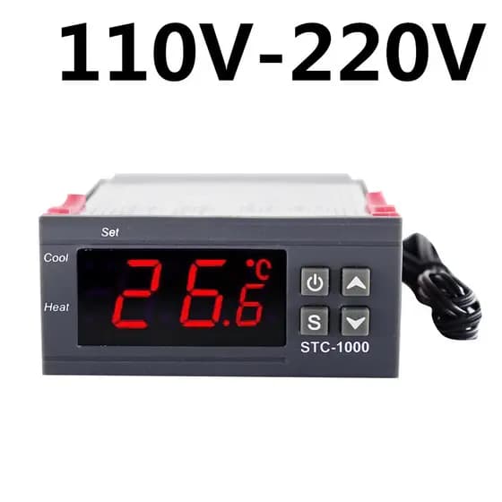 Termostato Controlador Temperatura Digital geladeira freezer estufa chocadeira bivolt 110/220v STC-1000
