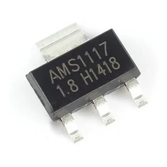 10X Regulador De Tensão Ams1117 1.2V, 1.8V, 3.3V, 5V, ADJ 1a Kit C/ 10 Unidades