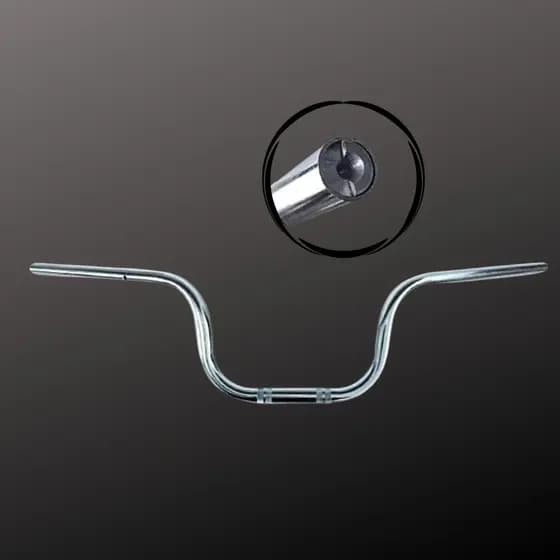 Guidão Com Suporte Peso Fan Titan Cg Star 160/150/125 Cromo