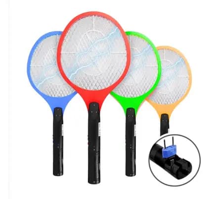 Raquete Mata Mosquito Recarregável Elétrica