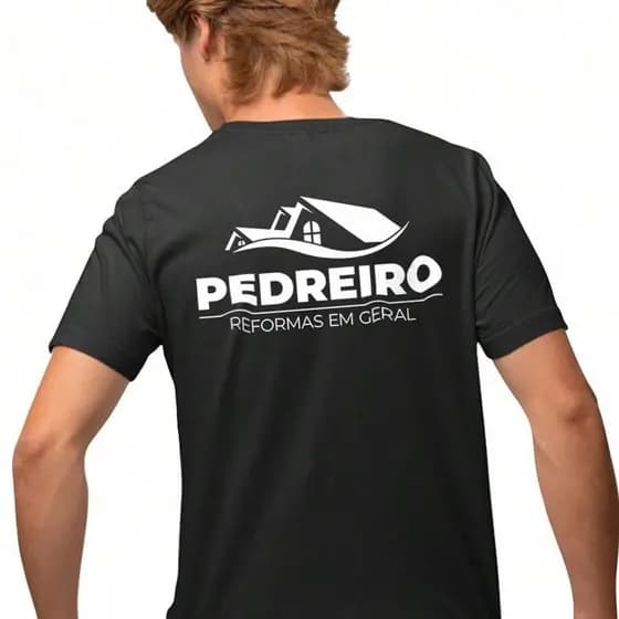 Camisa Masculina Pedreiro Estampada Camisa 100% Algodão