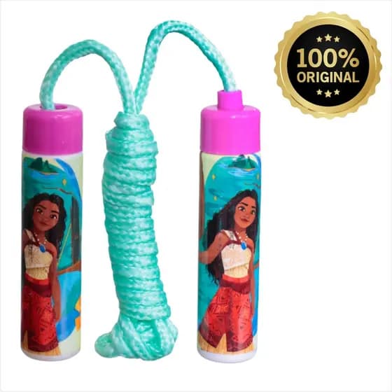 Pula-Corda Infantil Brinquedo Moana Stitch Homem Aranha Menino Menina Princesas Disney Lembranças