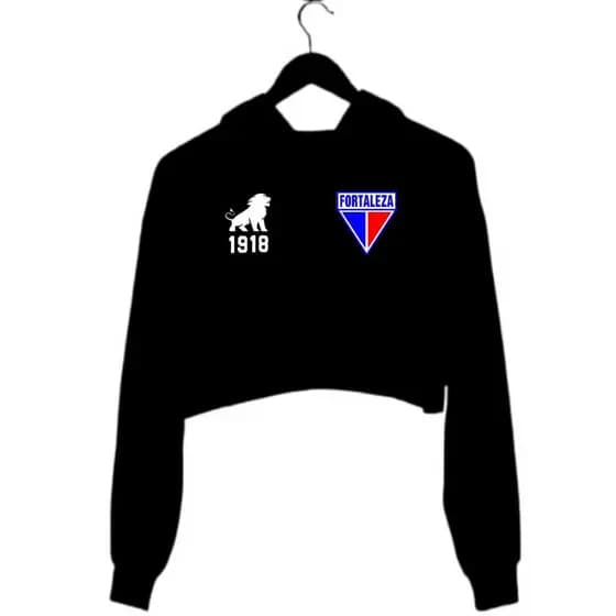 Cropped Fortaleza Com Capuz Feminino Promoção