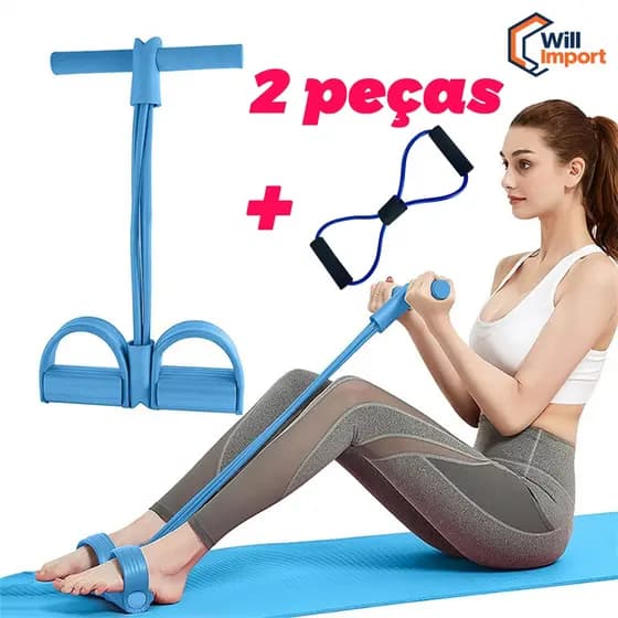 Elástico Extensor de Exercícios Pull Reducer Multi Função Academia Em Casa Uso Profissional