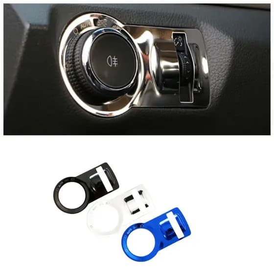 Aço Inoxidável Interruptor Do Farol Carro Capa Guarnição Adesivo Para Chevrolet Cruze Sedan Hatchback 2009-2012 2013 201