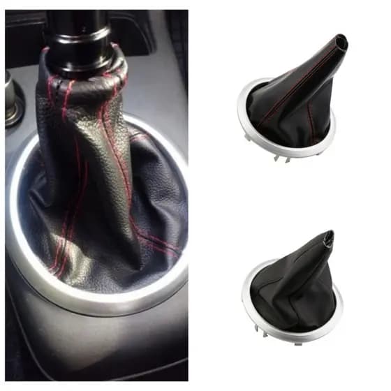 Couro Botão De Mudança De Engrenagem Do Carro Gaiter Boot Capa Colar Para Suzuki Swift SX4 Alto MT 2005-2014 2015 2016 A