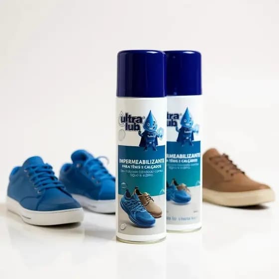 2 Impermeabilizante Tênis e Calçados 325ml TudoQ UltraLub Tênis Esportivo Couro Escudo contra água.