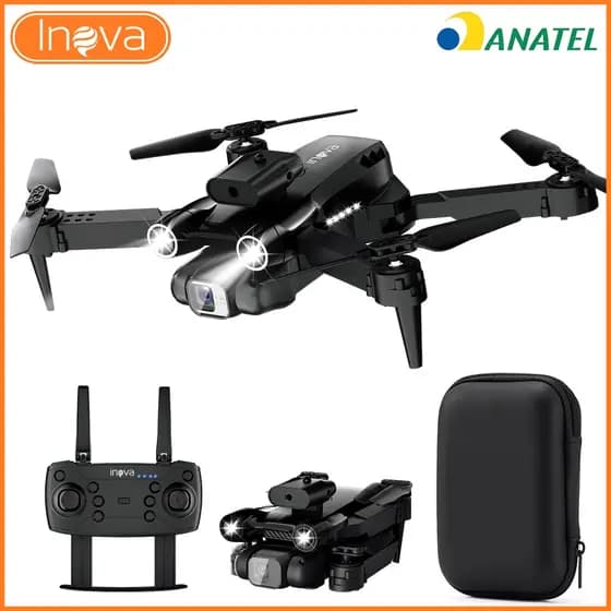 INOVA Drone HD Câmera WiFi FPV GPS Posicionamento Altura Manter Profissional Quadricóptero RC