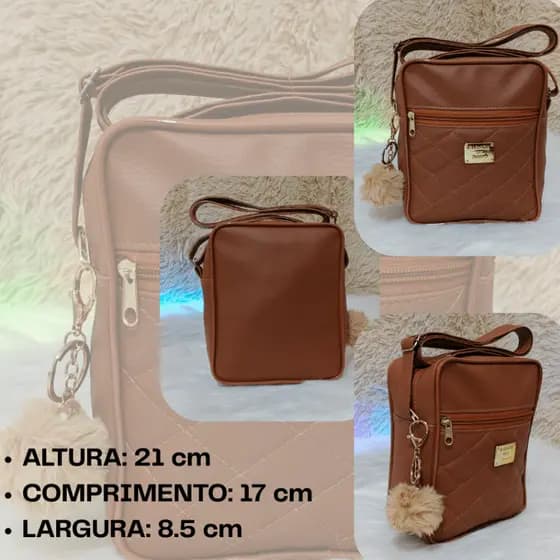 Bolsa Feminina Bordado Cuadrado Acabamento en Couro Sintetico, Casual Alça Transversal,Lançament Top ,Pronta Entrega