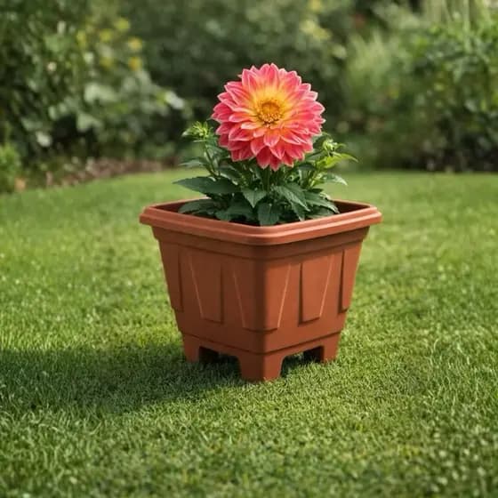 Vaso de Flor 4,5L para Plantas Decorativo Resistente Jardim Varanda