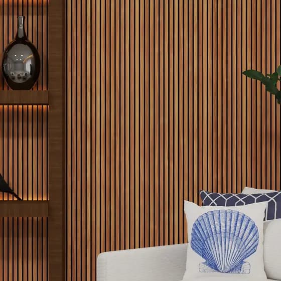 Papel De Parede Adesivo Madeira Ripado Premium Decoração Quarto - Envio Rápido
