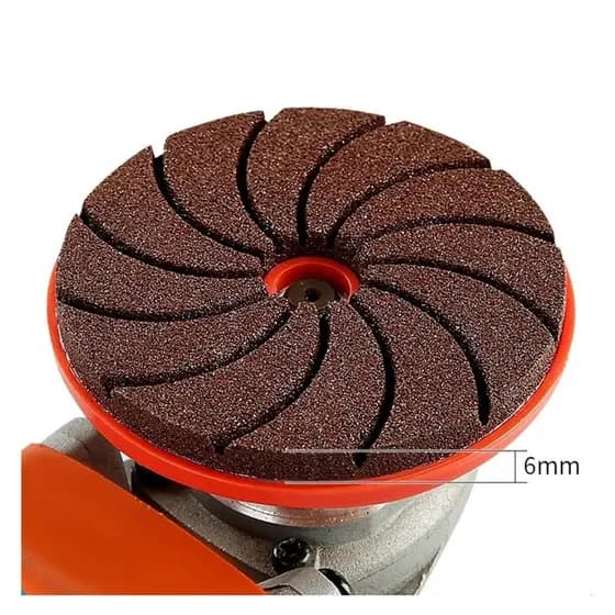 Almofada Abrasiva Diamantada 80mm Rosca M10 Furo 10mm - Seco/Úmido p/ Esmerilhadeira 100, Azulejo e Mármore