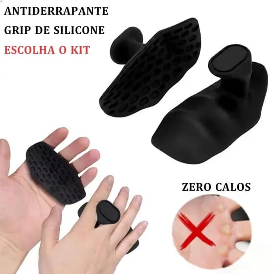 Luva De Levantamento De Peso Grip Para Mãos Anti-Slip Silicone Musculação e Treino Ergonômico Ginastica Antiderrapante