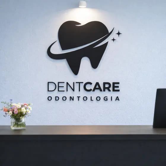 Letreiro Logomarca Frase Logo 3D de Parede em MDF Preto, Branco ou Cru para Pintar