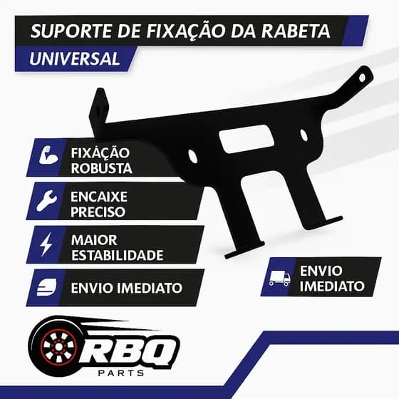SUPORTE FIXADOR REFORÇO DE RABETA CG 160 START CARGO TITAN FAN 2014 A 2025