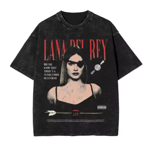 Camiseta Blusa Algodão Unissex Lana del rey vintage