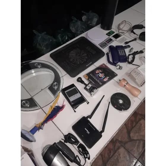 Lote N.30 Balança Corporal + Itens não testados no Estado Leia Descrição.