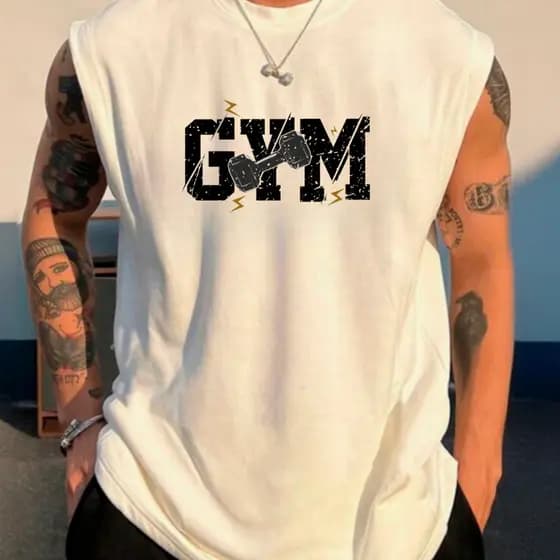 Regata Masculina Básica Gym Maromba Academia Oversized Larga Moda Masculina ENVIO RAPIDO