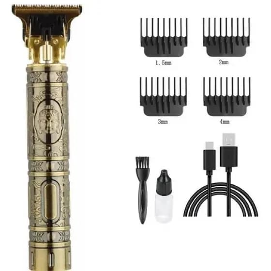 Máquina de Cortar Cabelo Barbeador Aparador Elétrico Profissional Masculino para Cabelo e Barba