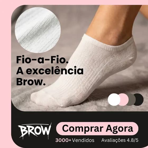 Meia de Algodão Cano Curto Invisível Sapatilha Feminina ou Infantil Kit 3 ou 12 Pares