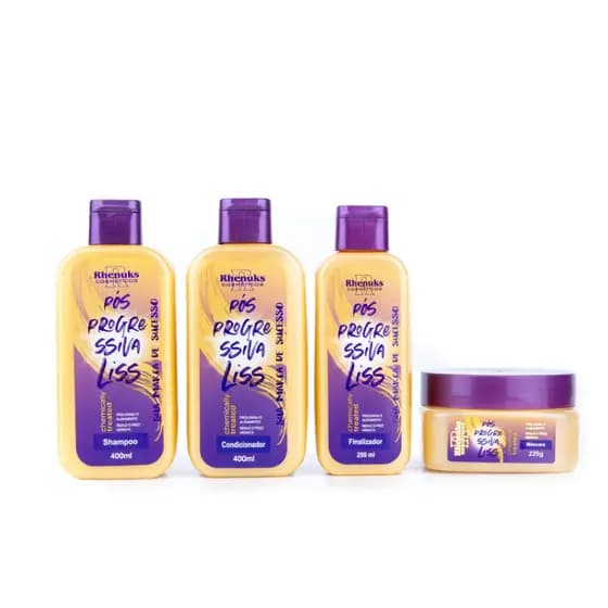 KIT CAPILAR POS PROGRESSIVA - 1 KIT COM 4 PEÇAS
