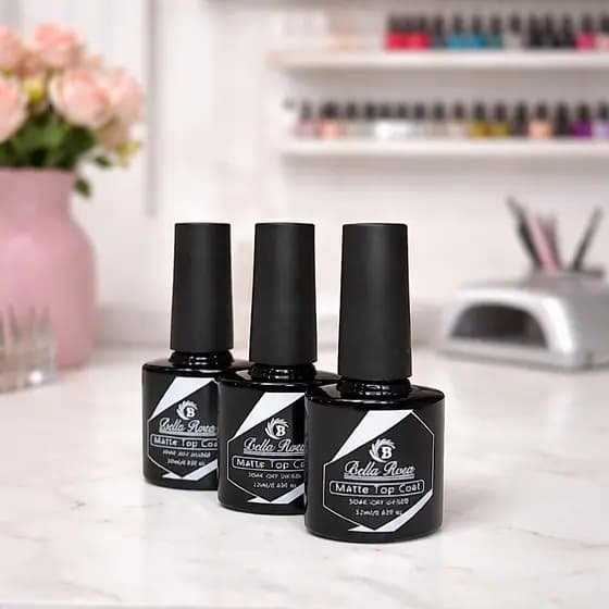 Top Coat Matte Fosco Bella Rosa 12ml Soak Off UV/LED