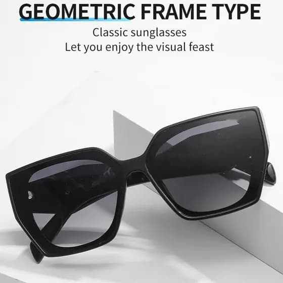 Óculos de Sol Unissex Retrô Quadrados Estilo Hip-Hop, Lentes Retangulares da Moda, Tecnologia Futurista Y2k S8w4
