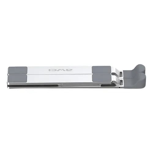 Base Suporte Notebook Awei X26 Alumínio Emborrachado Cinza