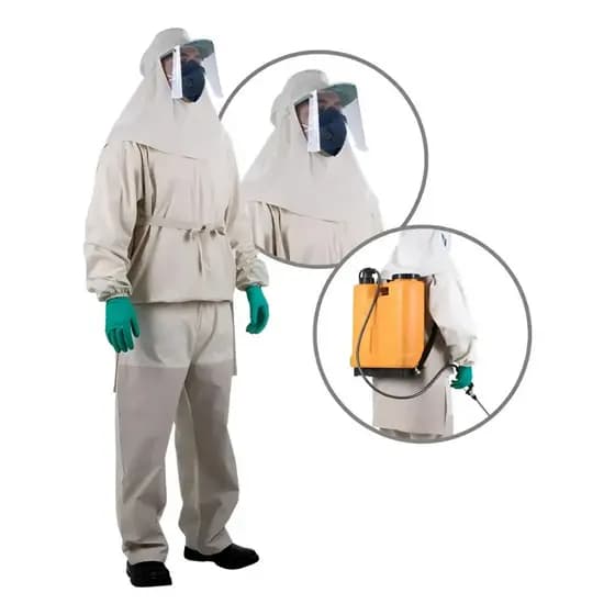 Conjunto Kit Pulverizaçaõ Agricola Epi Venenos Descartes EPI - GGG