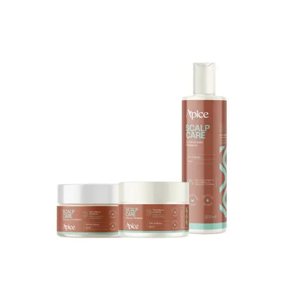 Kit Shampoo Em Pasta Condicionador Máscara Apice SCALP CARE