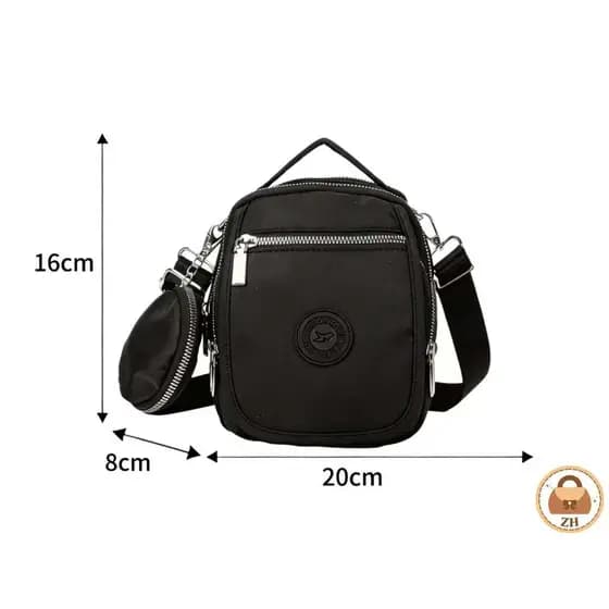Bolsa Feminina Pequena Impermeável Com Alça Transversal Porta Celular Casual WE62001