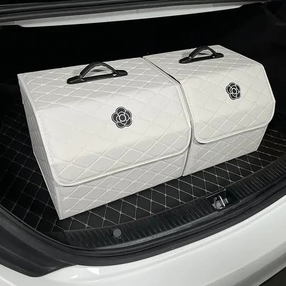 Caixa de Armazenamento Dobrável para Porta-Malas de Carro, Organizador de Armazenamento para Carro, Acessórios Criativos
