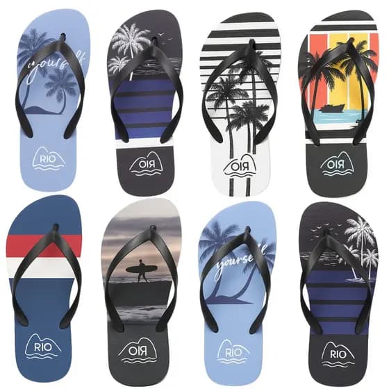 Kit 3 Pares de Chinelo Masculino Casual e Confortável para Relaxar