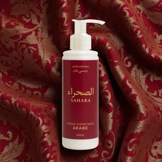 Creme Hidratante Corporal Sahara Feminino 200ml ÁRABE.