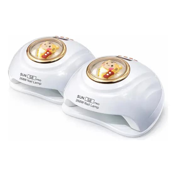 Kit 2x Cabines Sun S8 Pro Sioux 57 Leds 268w Unha Gel Acrigel 110/220V