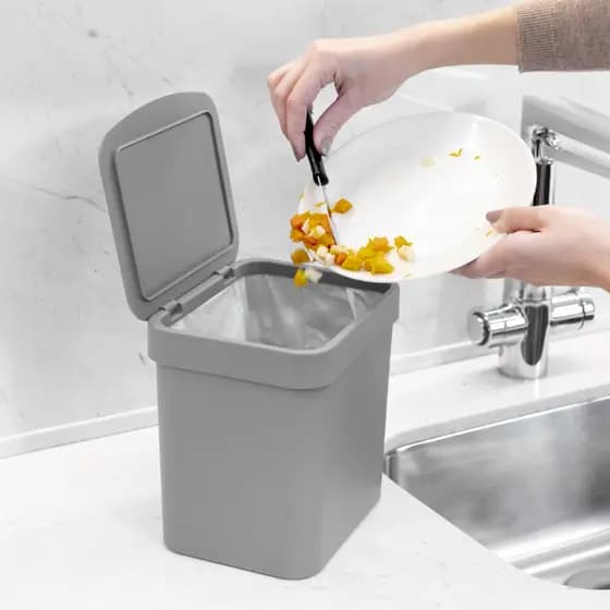 Lixeira Pia Cozinha 2,5L Ou
