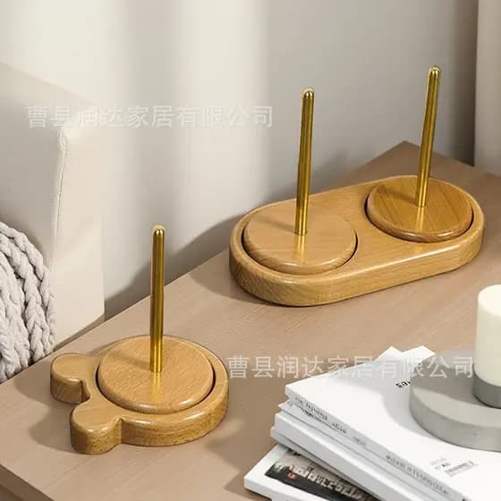 Suporte magnético giratório para fios com ranhuras de armazenamento, ferramenta para eixos de fios, suporte para bobinas