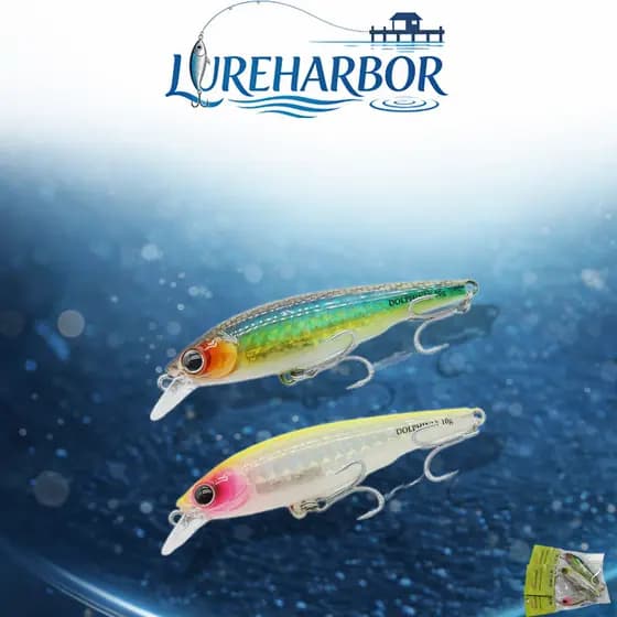 LUREHARBOR 9cm/10g Isca flutuante para peixinhos Isca falsa Série de superfície de água Parada de bombeamento suspensa