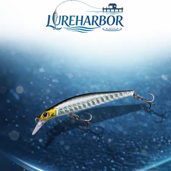 LUREHARBOR 2.8g/6cm Micro Swing Minnow Isca Pequeno Peixe Isca Falsa Especial
